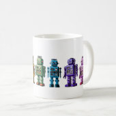 Rainbow Roboter Kaffeetasse (VorderseiteRechts)