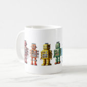 Rainbow Roboter Kaffeetasse (Vorderseite Links)