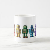 Rainbow Roboter Kaffeetasse (Mittel)