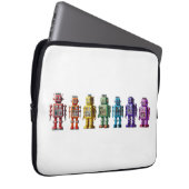 Rainbow Roboter Laptopschutzhülle (Vorne Rechts)