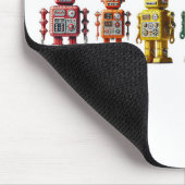Rainbow Roboter Mousepad (Ecke)