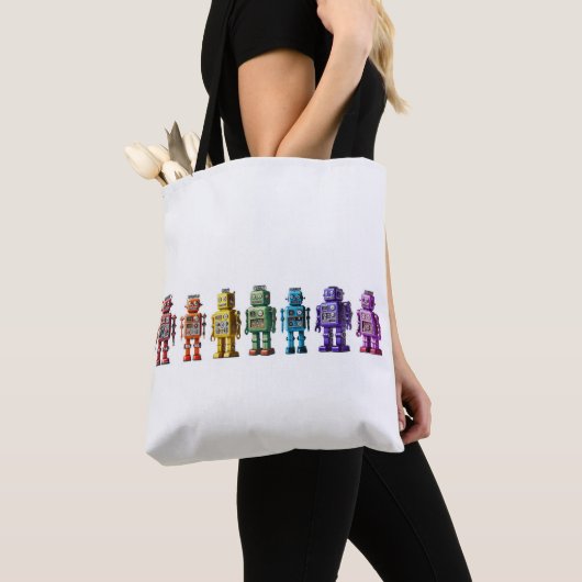 Rainbow Roboter Tasche (Von Nahem)