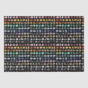 Rainbow Rocks Crystal Collection Chart Seidenpapier