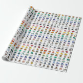 Rainbow Rocks Crystal Collection Packpapier (Ungerollt)