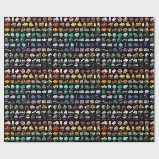 Rainbow Rocks Crystal Collection Packpapier (Flach)