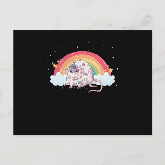 Rainbow Rodent Mäuse Animal Pet G Postkarte (Vorderseite)