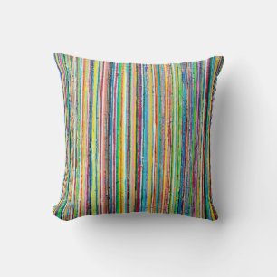 Rainbow Roll 16 x 16 Baumwoll-Zierkissen Kissen