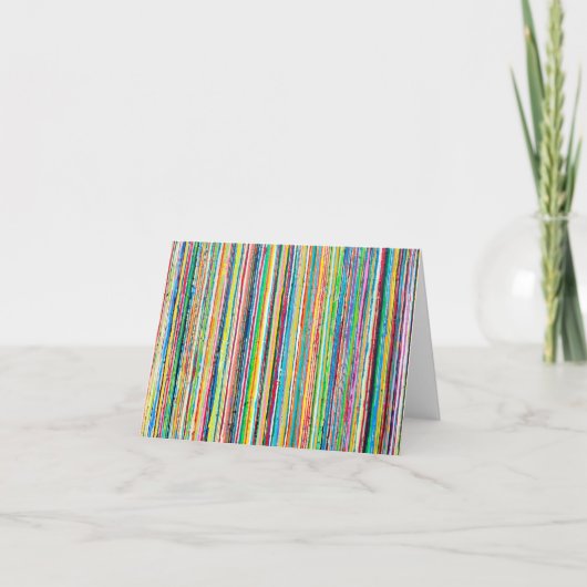 Rainbow Roll Blank Note Card Karte (Vorderseite)