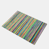 Rainbow Roll Doormat Fußmatte (Schrägansicht)