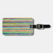Rainbow Roll Luggage Tag Gepäckanhänger (Vorderseite horizontal)