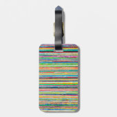 Rainbow Roll Luggage Tag Gepäckanhänger (Rückseite vertikal)
