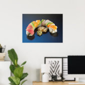 Rainbow Roll Sushi Poster (Heimbüro)