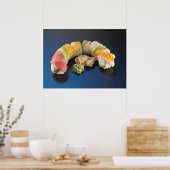 Rainbow Roll Sushi Poster (Küche)