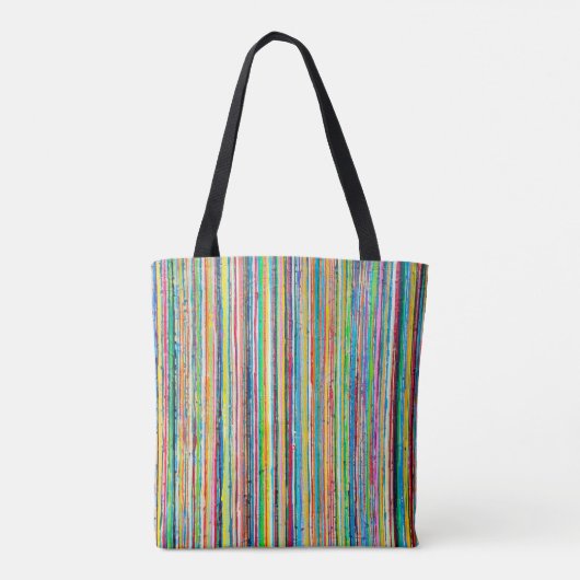 Rainbow Roll Tote Bag Tasche (Rückseite)