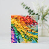 Rainbow-Roper-Blank-Note-Karte Feiertagskarte (Stehend Vorderseite)