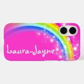 Rainbow rosa Long Name Option Case-Mate iPhone Hülle (Rückseite (Horizontal))