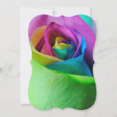 Rainbow Rose 5 Einladung (Vorderseite)