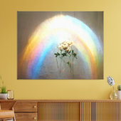 Rainbow-Rose aus Heaven By Lindsey Rose Putnam Leinwanddruck (Insitu (Wohnzimmer))