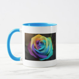 Rainbow Rose Blossoms Park Party Dusche Liebe Kuns Tasse