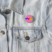 Rainbow-Rose Button (Beispiel)