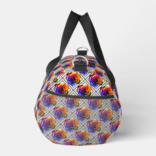 Rainbow Rose   Duffle Bag (Rechts)