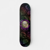 Rainbow-Rose (dunkel), Wertvoll Skateboard (Vorne)