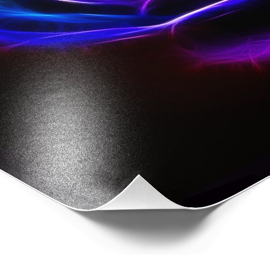 Rainbow-Rose-Fraktal Fotodruck (Ecke)