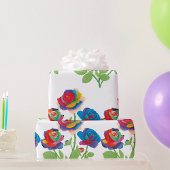 Rainbow-Rose Geschenkpapier