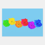 Rainbow-Rose Geschenkpapier Set (Vorderseite 2)