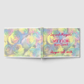 Rainbow-Rose Hochzeitsbuch Gästebuch (Voll)