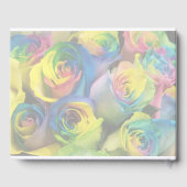 Rainbow-Rose Hochzeitsbuch Gästebuch (Rückseite)
