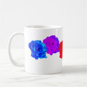 Rainbow-Rose Kaffeetasse (Links)