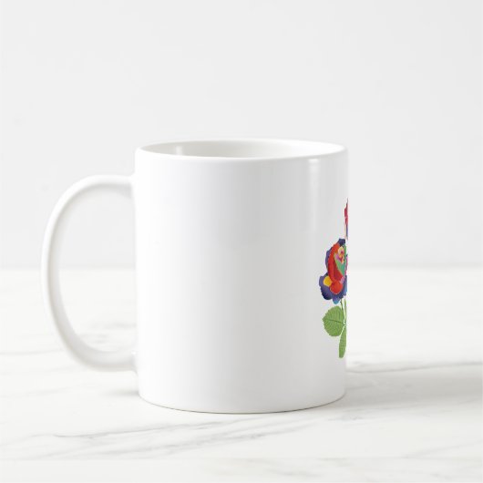 Rainbow-Rose Kaffeetasse (Links)