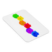 Rainbow-Rose Magnet (Rechte Seite)
