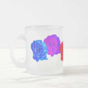 Rainbow-Rose Mattglastasse
