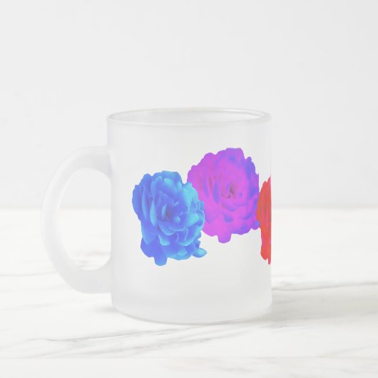 Rainbow-Rose Mattglastasse (Links)