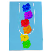Rainbow-Rose Mittlere Geschenktüte (Rückseite)