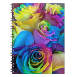 Rainbow-Rose Notizblock