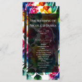 Rainbow-Rose Schwarz-Weiß-Blumenzwiebelprogramm Programm (Vorne/Hinten)