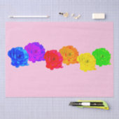 Rainbow-Rose Seidenpapier (Handwerk)