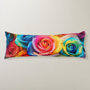 Rainbow-Rose Seitenschläferkissen