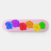 Rainbow-Rose Skateboard (Horizontal)