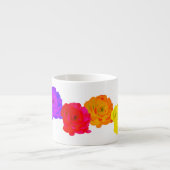 Rainbow Rose Sweet Delight Espressotasse (Vorderseite)