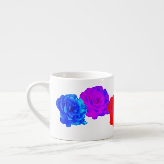 Rainbow Rose Sweet Delight Espressotasse (Links)