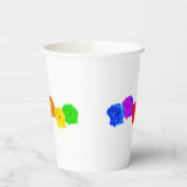 Rainbow Rose Sweet Delight Pappbecher (Links)