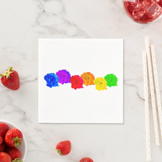 Rainbow Rose Sweet Delight Serviette (Beispiel)