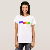Rainbow-Rose T-Shirt (Vorne ganz)