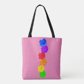 Rainbow-Rose Tasche (Rückseite)