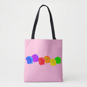 Rainbow-Rose Tasche
