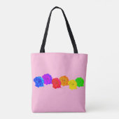 Rainbow-Rose Tasche (Rückseite)